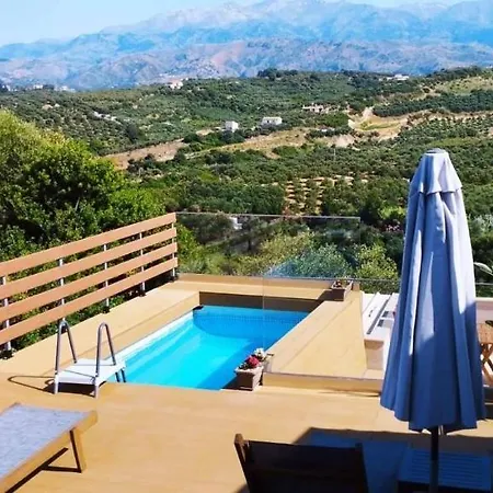 Wish Sea & Mountain View Villa Stalos Exterior photo